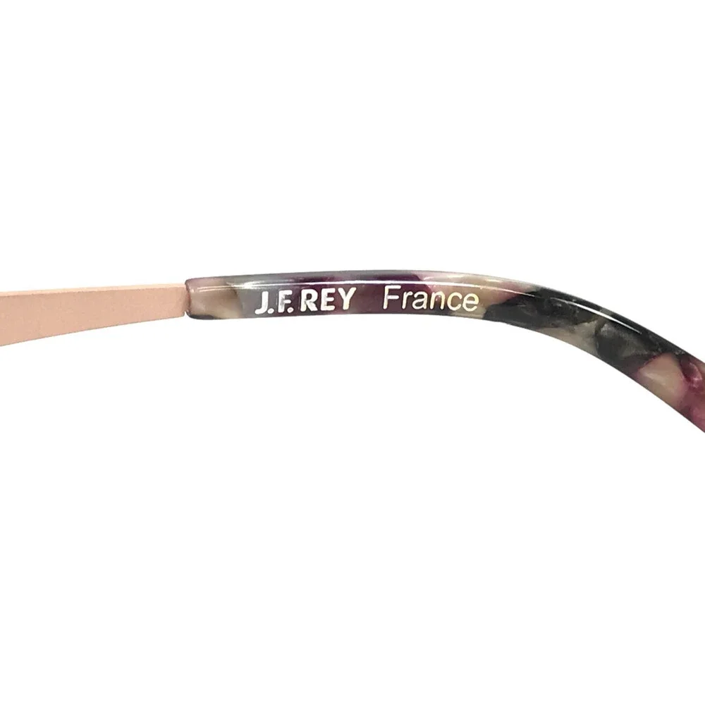 J. F. Rey Petite Eyeglasses Frames PM096 5546 Nude Tortoise Matte Gold 48-21-140
